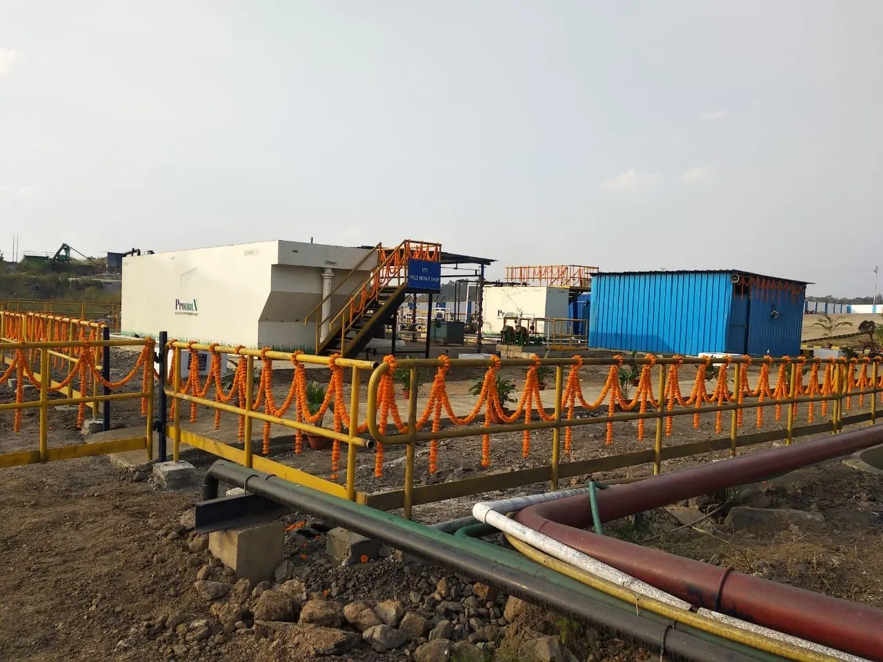Effluent treatment plant site