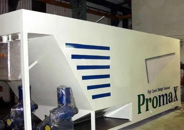PromaX packaged sewage treatment plant in a container